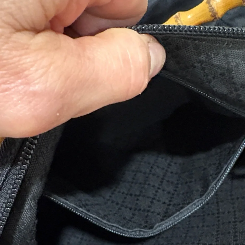 GUCCI VINTAGE Bamboo Nylon Bag EVC